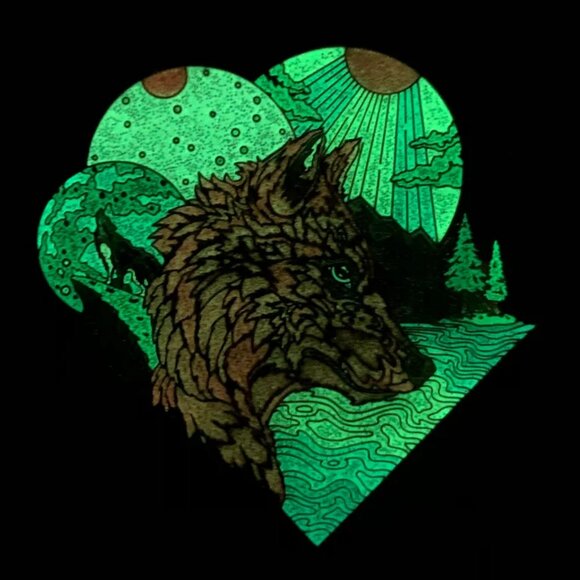 New Age Original Artwork - Pins - Healing Canis - Picture 3 of 4